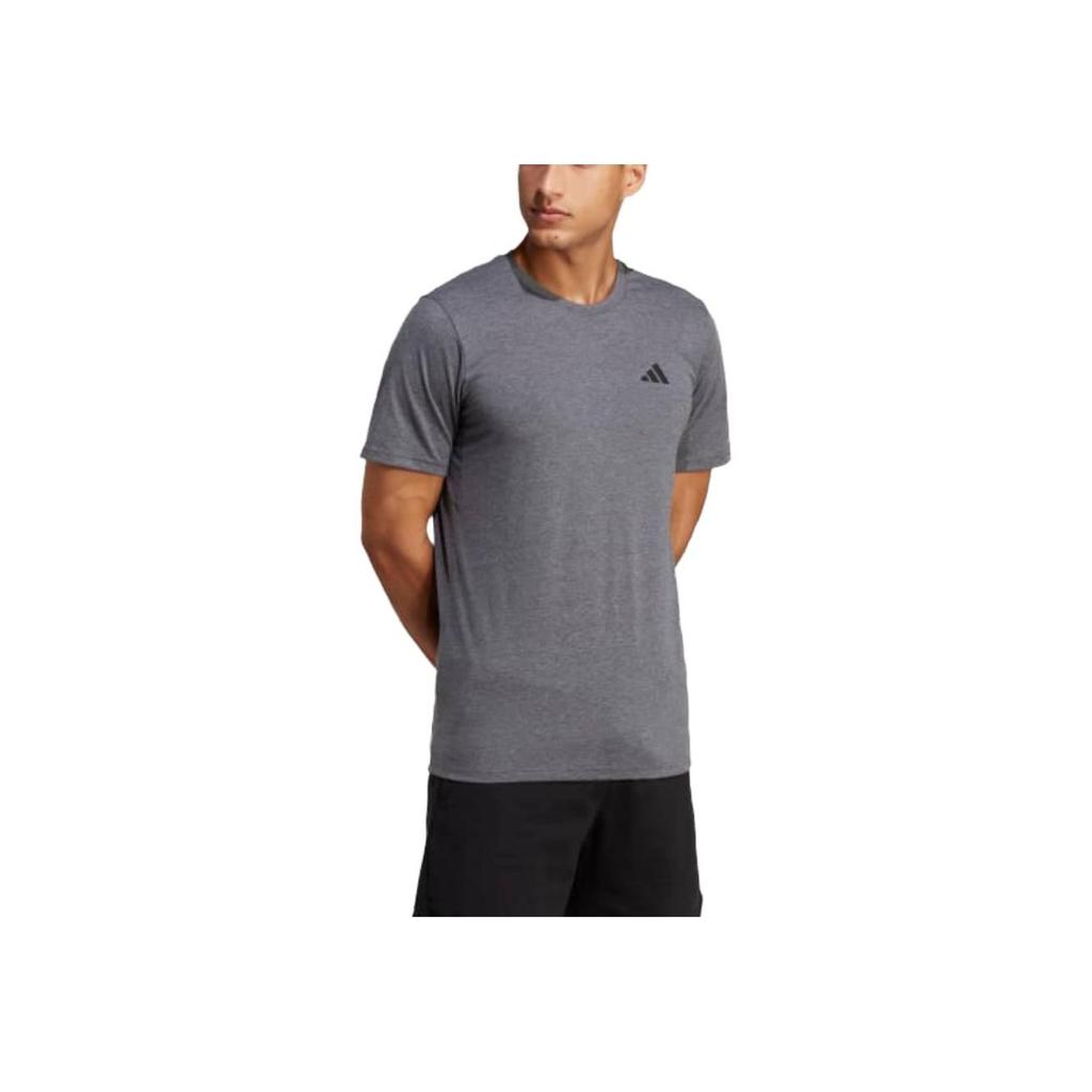 adidas Train Essentials Feelready Training Tee Dark Grey Heather/White/Black Men Streetwear IC7444