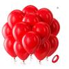 100 Stück Verdickte Latexballons in Rot für Festliche Partys Und Geburtstagsdekorationen, Hochzeitsdekoration