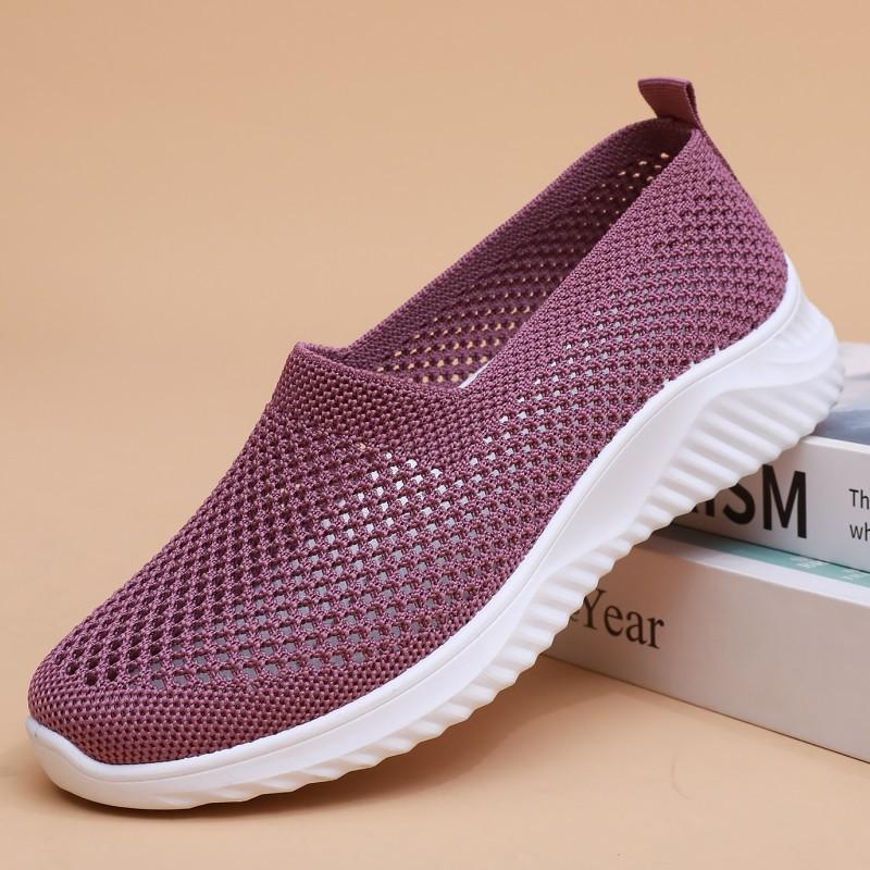 2025 Nuevos zapatos de estilo casual para hombre, zapatos de suela suave, transpirables, de moda, ligeros, zapatos de mujer, zapatos de una sola capa