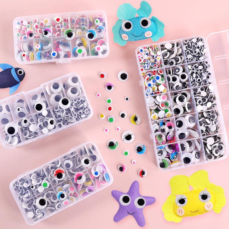 DIY Kindergarten Animal Eye Stickers – Plastic Fake Eyeballs for Craft Activities