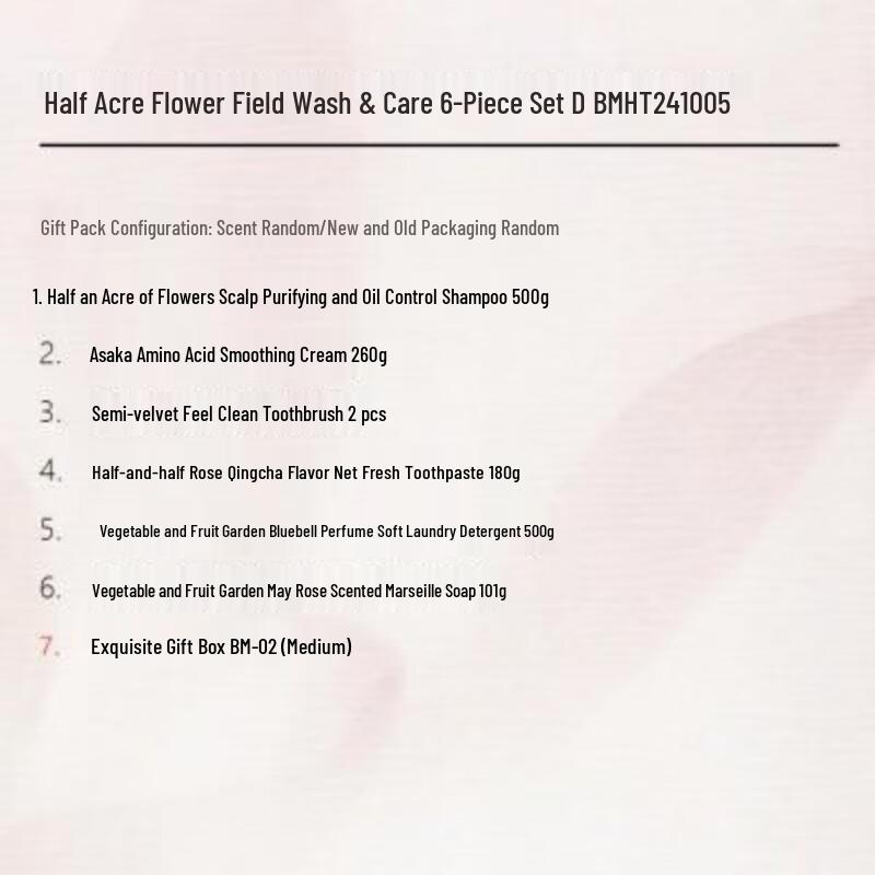 Little Dream Garden 6-Piece Wash & Care Gift Set