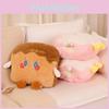 Plush Cute Toast Toy Blanket Set Dual Use Office Nap Blanket Birthday Gift Girls