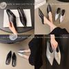 Fashion Fashion Pointed Toe Women Flats Slippers Mules Shoes New In 2025 Luxury Summer Female Slides Ladies Slippers Flats Sandals Shoes