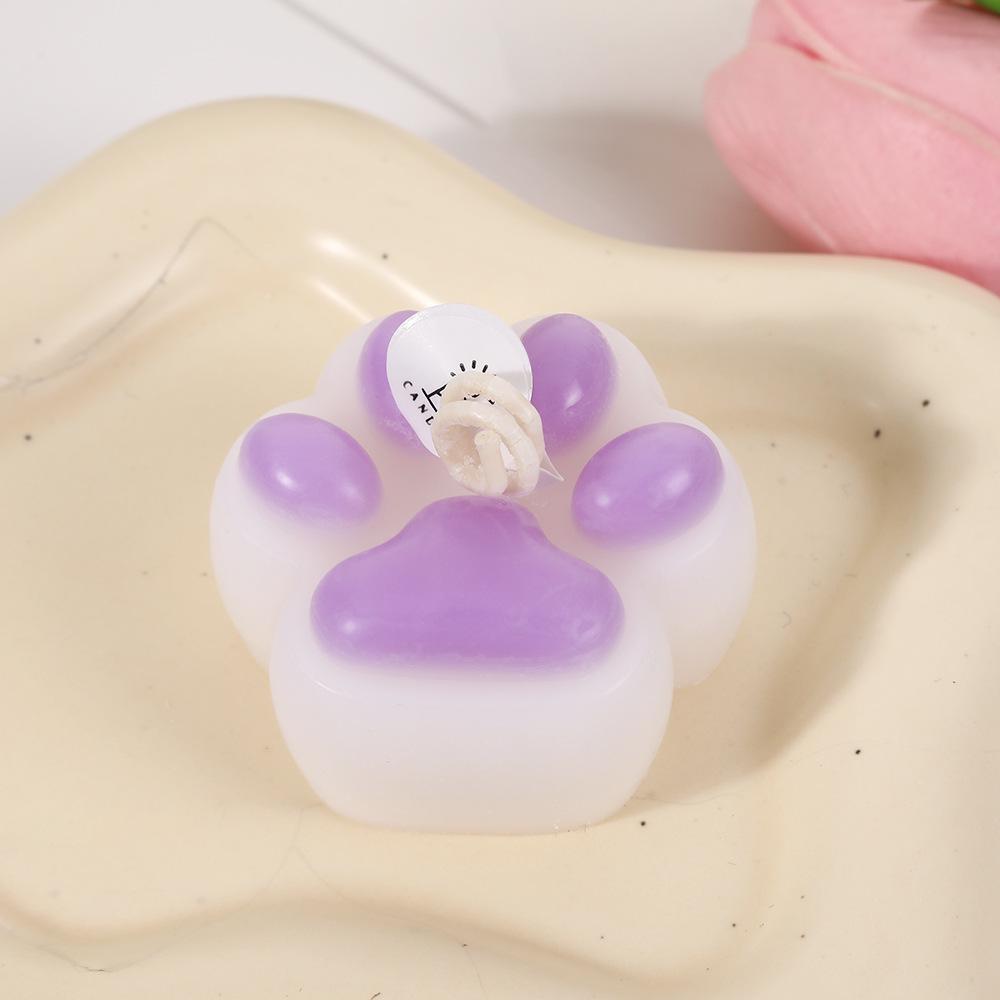 Handmade Kitten Paw Scented Candle - Creative Fragrance Festival Souvenir & Home Ornament