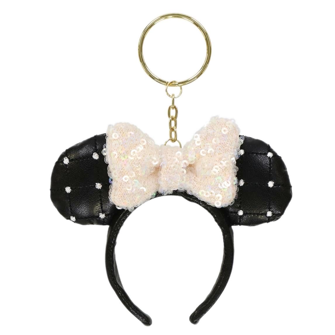 

Minnie Mouse Headband Resort Faux Pearl Keychain, Sequins, Exclusive, Leather,