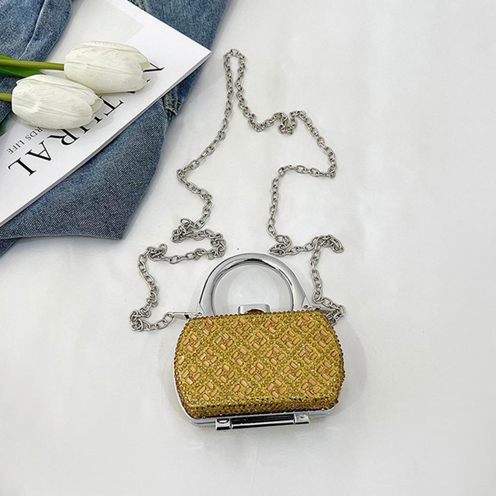 Elegant Evening Clutch Bag Korean Style Mini Banquet Chain Bag Chic Mini Crossbody Bag  Party