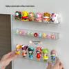 Punch-Free Wall-Mounted Acrylic Display Rack: Blind Box, Pop Mart Figure, Lego Storage