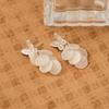 Super Fairy Butterfly Fringed Earrings Women'S Summer Fashion Elegance Temperament Stud Earrings White Earrings