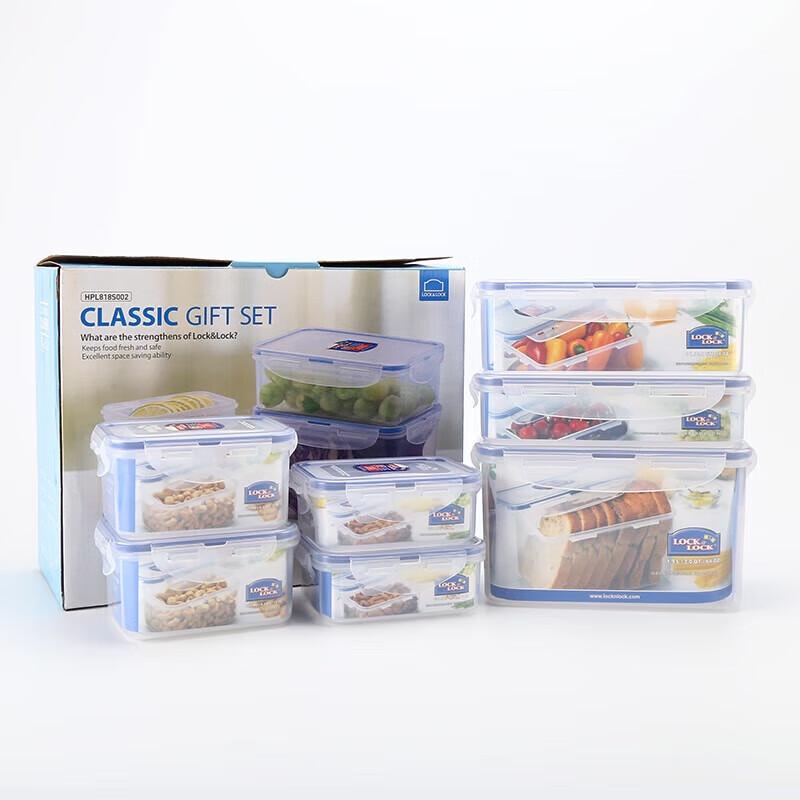 Lock&Lock Plastic Food Storage Container 7-Piece Set