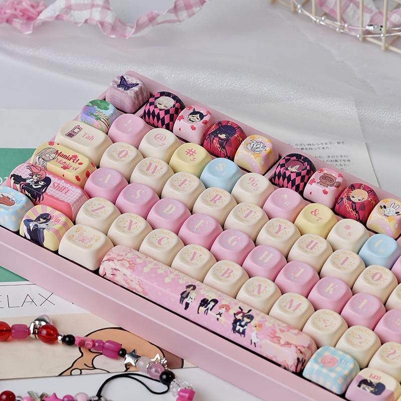 Dye-Sublimation PBT Fox Spirit MOA Keycap - Cute, Customizable, Compatible with Woting Keyboards
