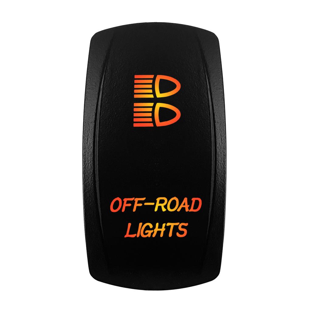 Comutator Basculant cu LED Portocaliu/Chihlimbar Bară Luminoasă LED Lumini Spot 5P/7Pini Pornit Oprit Pornit Pentru Mașină Barcă Camion PV Stil ARB Piese Auto Camper Comutatoare Baterie5