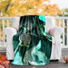 1pc Genshin Impact Alhaitham2 Theme Blanket - Digital Print, Polyester, Cozy for All Seasons, Perfect for Outdoor, Camping, and Travel