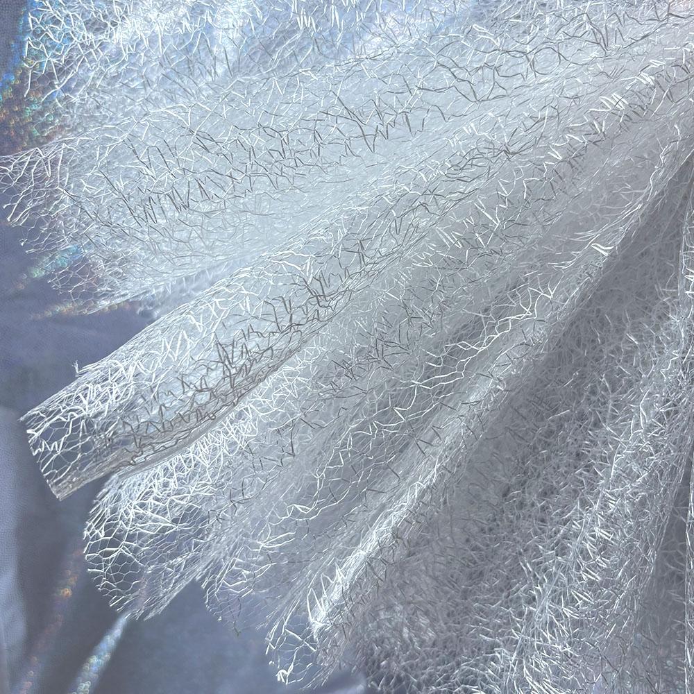 

Stiff Hard Tulle Hollow Mesh Lace Fabric for DIY Sewing Dreses Birthday Background Table Runner Bouquets Centerpiece Decorative 45x145CM белый