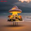 Charming Fairy Mushroom House, 2D Flat Acrylic, Decoration, Suitable for Garden, Lawn, Potted Plants, Outdoor, Christmas, Halloween