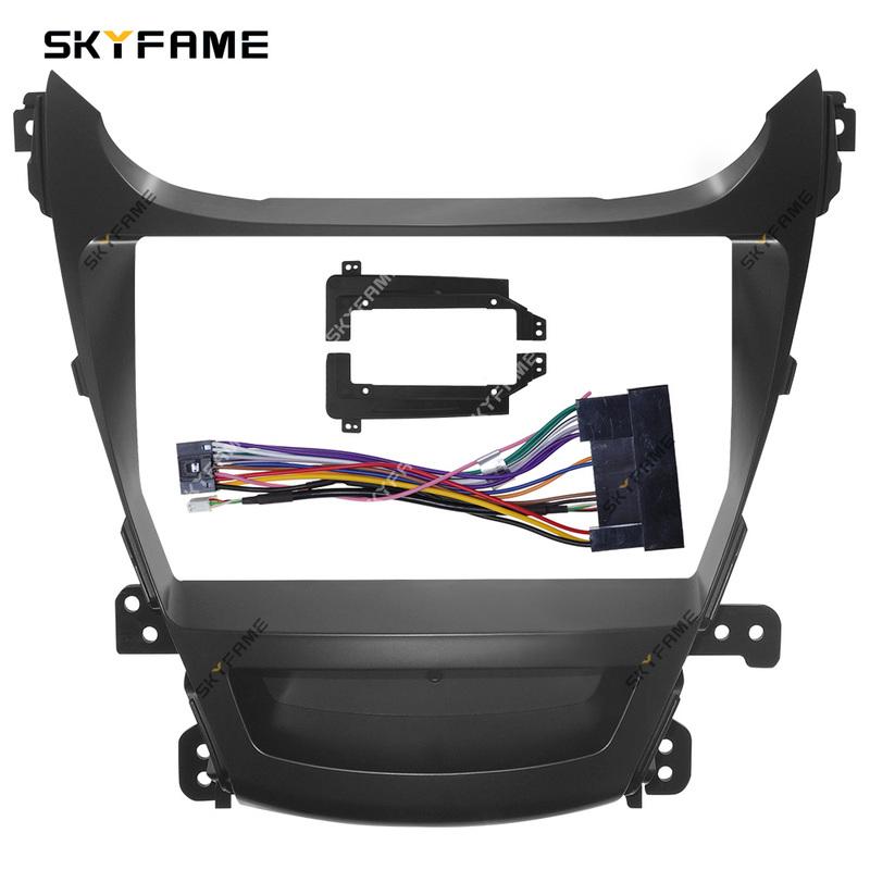 SKYFAME Car Frame Fascia Adapter Android Radio Dash Fitting Panel Kit For Hyundai Elantra Avante