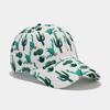 Tropisches Kaktusmuster Vollprint Baseballkappe Damenmode Atmungsaktive Sonnenschutzkappe Herren Sommer Outdoor-Sport Papa-Hüte