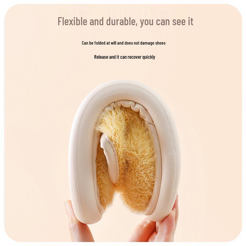 Clearance: Women's Thick Sole Furry Slippers, Warm Non-Slip for Outdoor and Home.