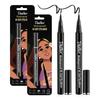 Dazller Hi-Def Eyeliner duo|Fluweel Mat|Waterbestendig|Vlekbestendig|Langhoudend|Eén Streek|Precieze Applicatie|Zwart+Zwart|2,2g, Gel
