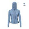 Lulu Spot High Version Yoga Long Sleeve Hooded Running Jacket