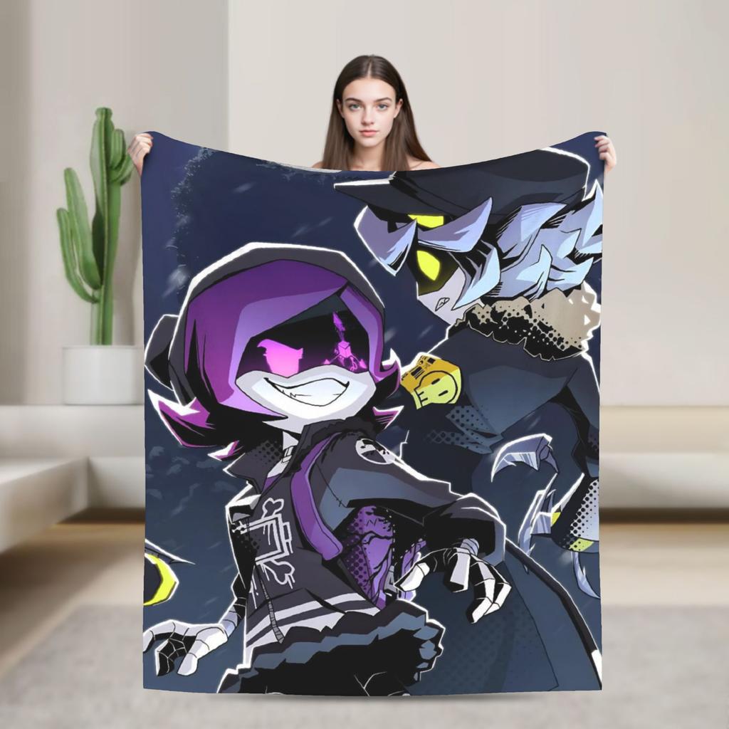 Murder Drones  Blanket Quality Super Soft  Bedding Throws Winter Children Home Decor Aesthetic Bedspread