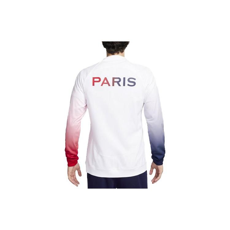 Nové bundy a kabáty Nike Paris Saint Germain Academy Pro pro hosty Pánské Bílé FV6359-100