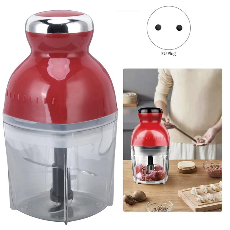 A44Z-Meat Chopper, Meat Processor Ergonomic Design ABS Stainless Steel 500Ml Capacity For Kitchen For Household