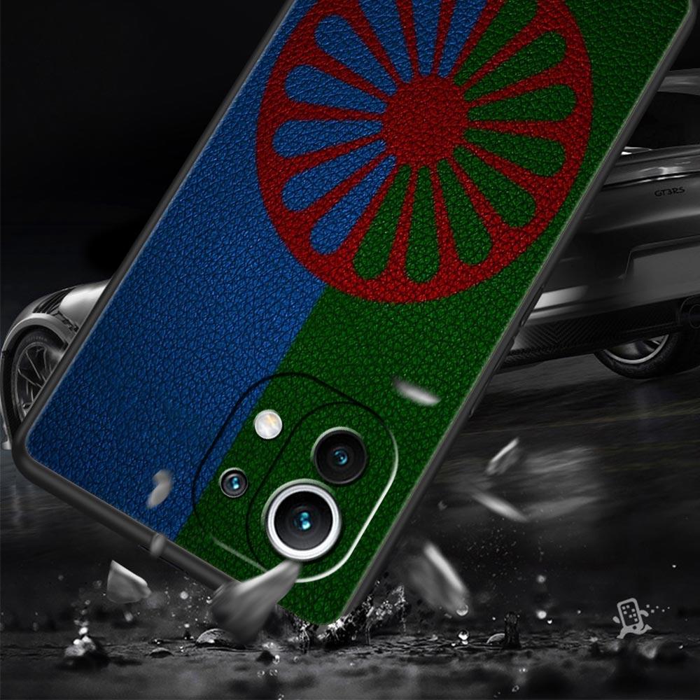 Phone Case For Xiaomi Mi 15 14 13 12 11 Lite 14T 13T 12T 11T Pro Poco X6 X5 X3 Pro F6 F5 F4 Gypsy Flag Sinti&Romanies Cover