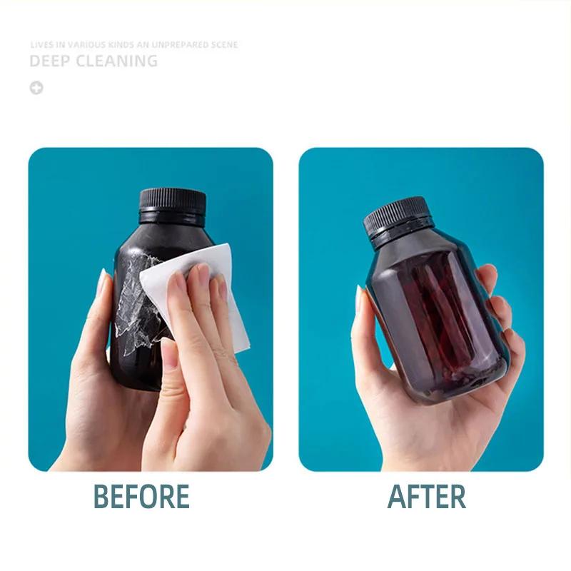 Degumming Wipes Oil and Glue Removal Cleaning Cloth Car Sticky Alcohol Cleaning Cotton Tablets Remove Residual Adhesive Stains