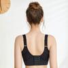 Embroidered Lace Adjustable Bra with Full Cup Soft Underwire Anti-sagging Bra Small Cup Bra for Large Breasts