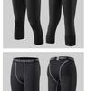 Men's Sports Basketball Sweats - High-Elasticity, Sweat-Wicking, 7-Point Compression Pants