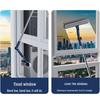 Double-Sided Long Handle Squeegee for High-Rise and Household Window Cleaning