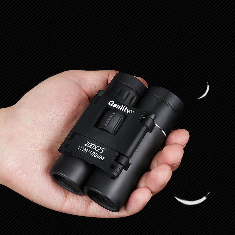 Teleskop HD Hög Effekt Vuxen Ljusstark Mörkerseende Kikare Svart Teleskop