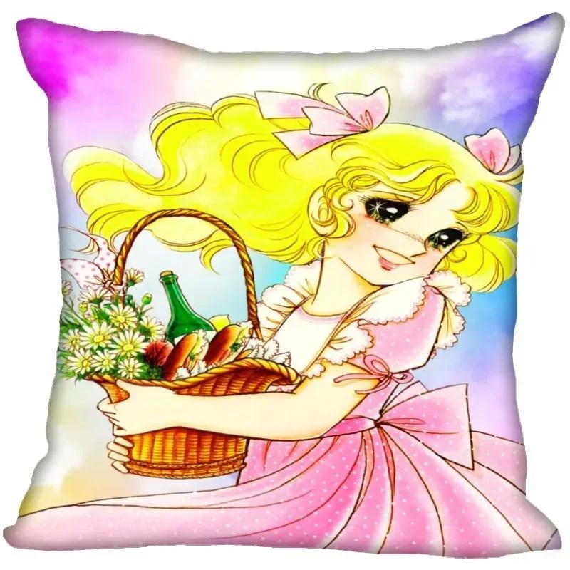 Candy Candy Polyester Cushion Cover Children's Room Decoration Pillow Case Living Room Chair Sofa Home Decoration 1007
