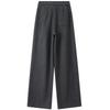 Damen Wollmischung Gerade Bein Freizeithose