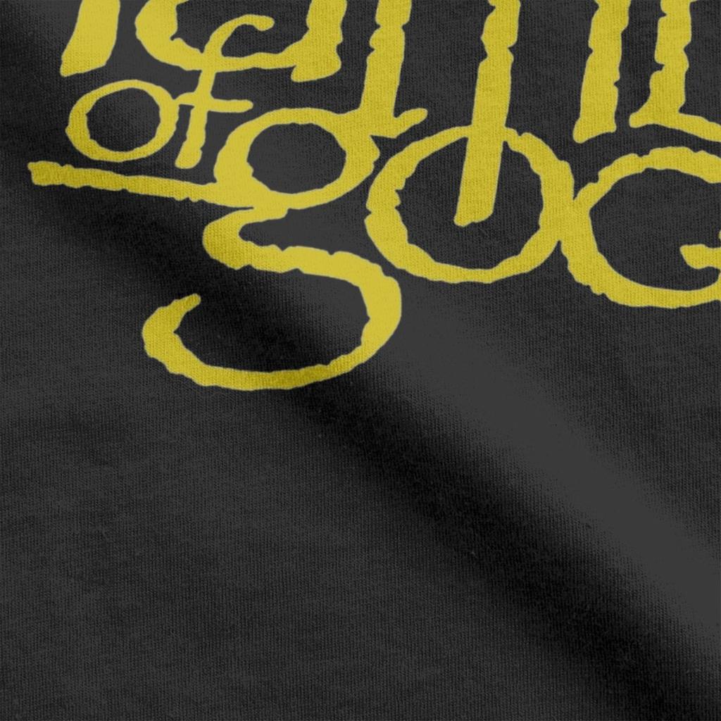 Vintage zlatá trička Lamb Of God pro muže bavlněné tričko s kulatým výstřihem trička s krátkým rukávem nápad na dárek oblečení