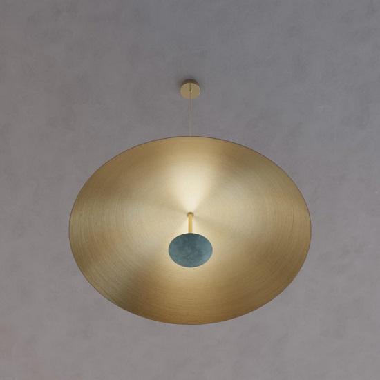 1950s Mid Century Matt Green Ivory Color Brass Modern Style Sputnik Chandelier/ Kalmar Stilnovo Style/ Modern Brass Chandelier Italian Light