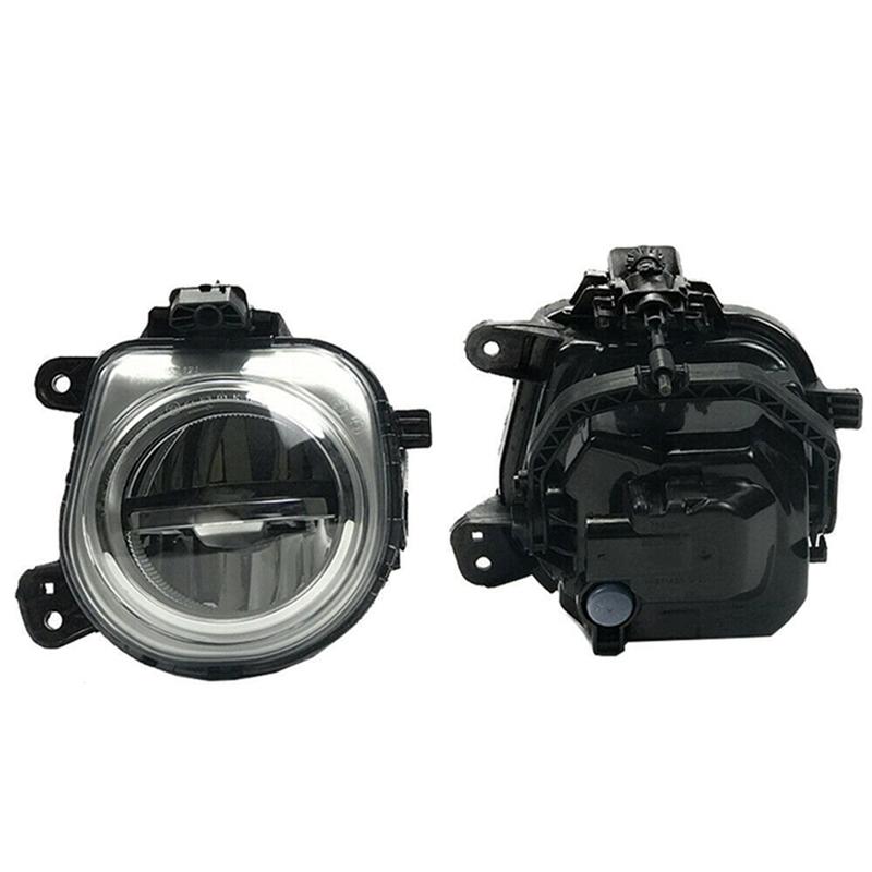 QM-1Pair Front Bumper LED Fog Light Lamp DRL Driving Lamp For BMW X3 X4 F26 X5 F15 F85 X6 63177317251,63177317252
