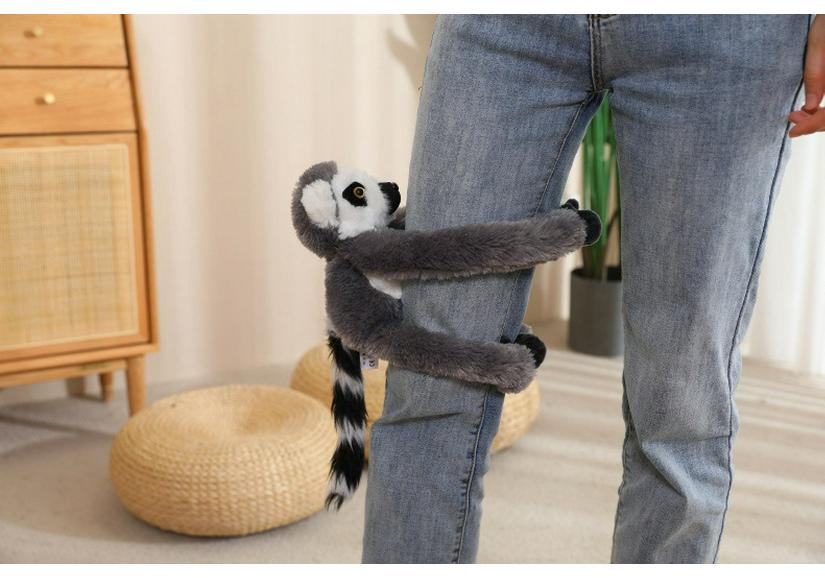 Cartoon Long-Armed Monkey & Baby Orangutan Lemur Sloth Plush Toy for Kids