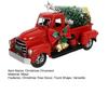 Christmas Ornament Retro Car Model Xmas Tree Bell Decor Anti-Rust Paint Surface Home Office Decoration
