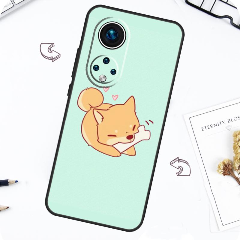 Cartoon Welsh Shiba Corgi Dog Case For Honor Magic 7 5 6 Pro Honor 200 Pro X9b X9a X8b X8a X8 X9 X9c 50 70 90 Lite Cover