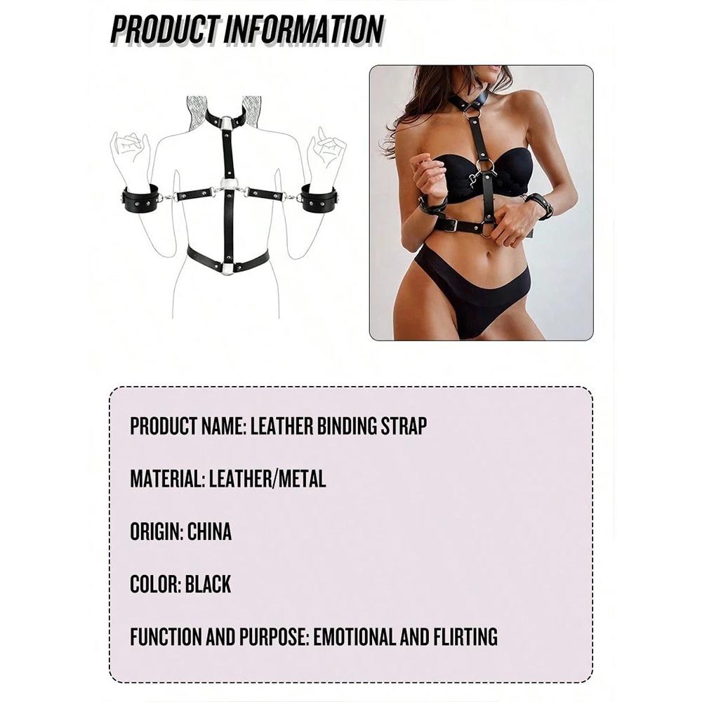 CP5XL Leather Bra Garter Belt Lingerie Outfit Open Anal Exotic Set Sexy Underwear Plus Size Teddies Bodysuit Under Clothes