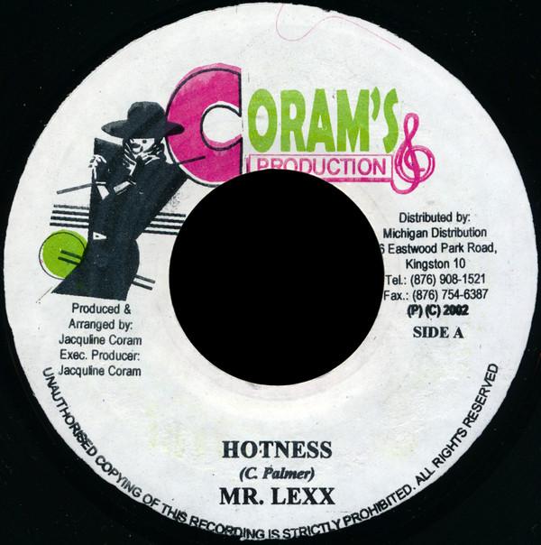 

7inch Record MR. LEXX - Hotness NONE Coram s Product 2002 Jamaica Reggae, Ska & Dub Used