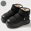 Waterproof Fleece Lined High Top Cotton Slippers Men's Winter Indoor Outdoor Wear Thickened Warm Anti Slip Covered Heel