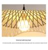 Japanese Style Bamboo Woven Pendant Light for Restaurant, Hotel, B&B, and Hallway Decor