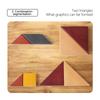 Montessori Wooden Toys Wooden Jigsaw Puzzle for Kids Tangrams Brainstorming Preschool Early Learning Children Logical Thinking