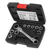Ratcheting Wrench Socket Set Multifunctional Double Flex Head 72 Tooth Ratchet Wrench 14 19mm
