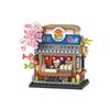 Coffee And Snack Shop Vending Car Assembled Model Ornament For Childrens Educational Fun