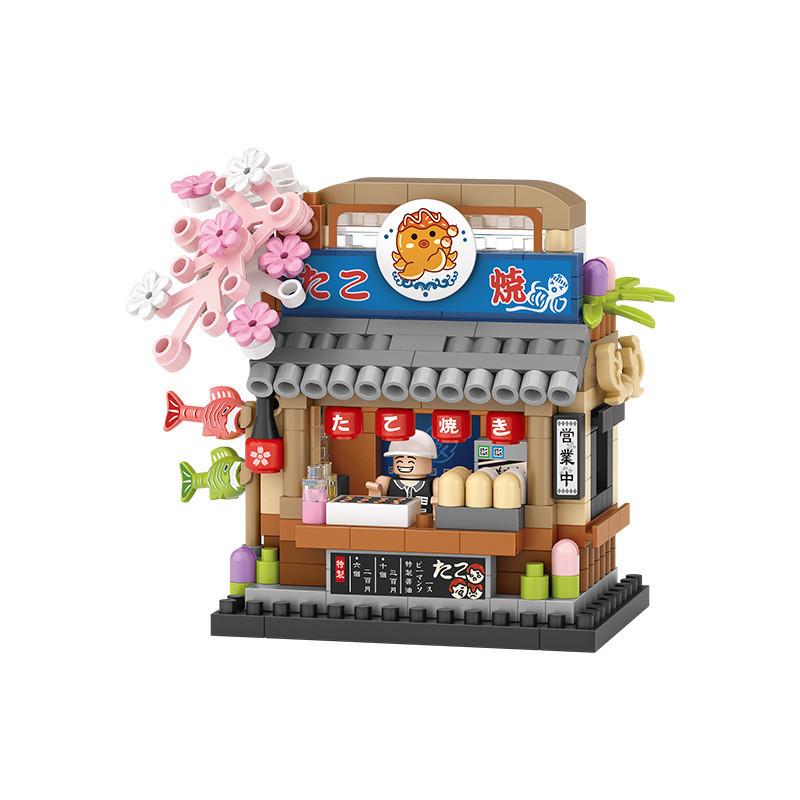 Coffee And Snack Shop Vending Car Assembled Model Ornament For Childrens Educational Fun