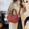 Women's Solid Color Handbag Shoulder Crossbody Bag