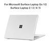 Pouzdro na notebook pro Microsoft Surface Laptop Go 2 Pouzdro 12,4" Funda pro Surface Laptop 2 3 4 5 13,5" kryt PC Matte Crystal Cover